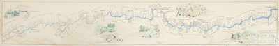 Lot 471 - 'Fishermans Map of Salmon Pools on the River Dee,'