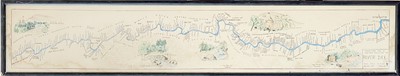 Lot 471 - 'Fishermans Map of Salmon Pools on the River Dee,'