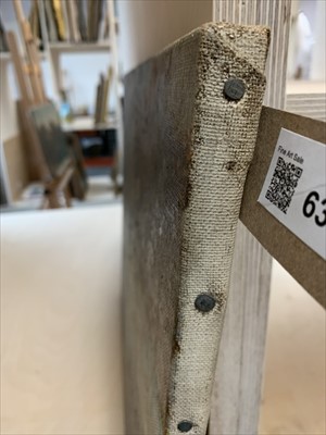 Lot 637 - Hugh E. RIDGE (1899-1976) Thames Dock Scene...