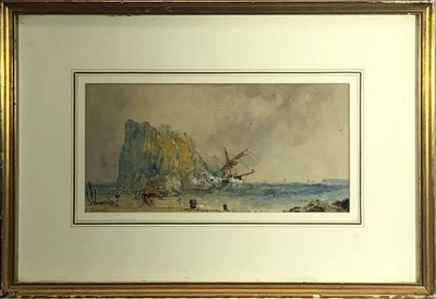 Lot 132 - Clarkson STANFIELD (1793-1867) Boat in Peril...