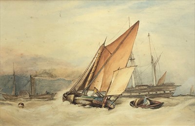 Lot 224 - English School, early 20th Century Boats in...