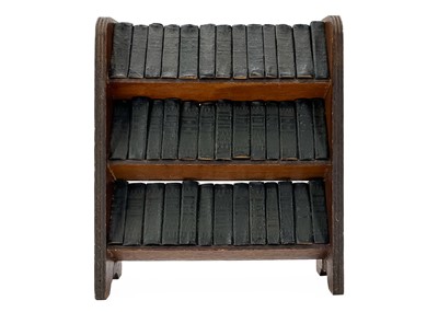 Lot 207 - The  Miniature Works of William Shakespeare in original wooden bookcase.