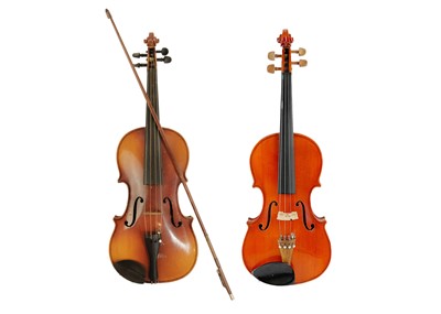 Lot 209 - Two violins.