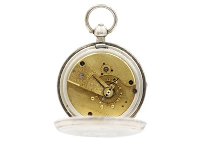 Lot 207 - Two silver Waltham key wind lever pocket watches, and one other.