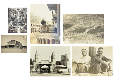 Lot 87 - Thirty-eight black and white photos relating to Egypt, circa 1920's.
