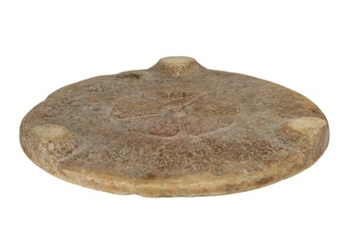 Lot 82 - An Indian marble chapati board, early 20th century.