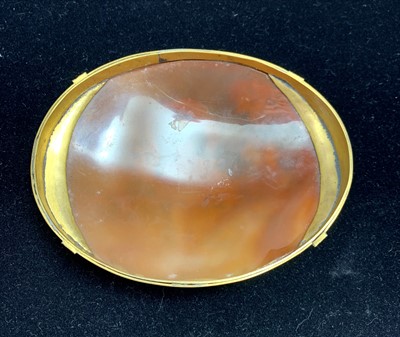 Lot 2463 - A large !9th century carved shell cameo...