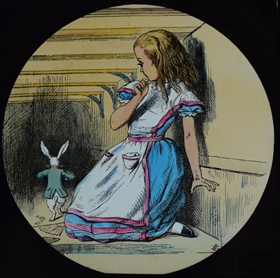 Lot 6 - Magic lantern slides, Alice in Wonderland