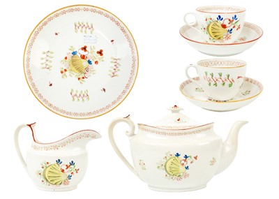 Lot 447 - A Newhall Regency part tea service.