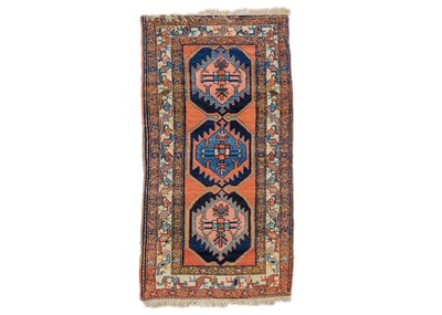 Lot 349 - A Hamadan rug, North West Persia, circa 1920.