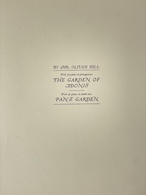 Lot 53 - (Photography) HILL, Oliver