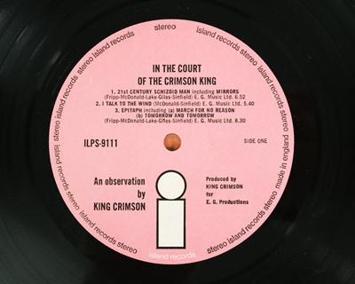 Lot 2 - King Crimson; In The Court Of The Crimson King