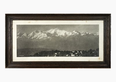 Lot 109 - J. Burlington Smith, two large photographs of Himalayas, Darjeeling, circa 1900-1920..