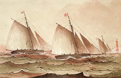 Lot 258 - Stormy Sepia Seas