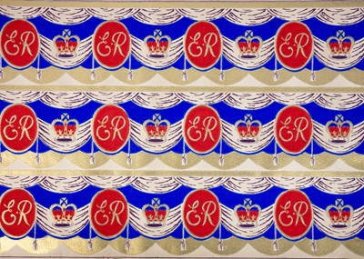 Lot 900 - 1953 Coronation Paper - rolled banner