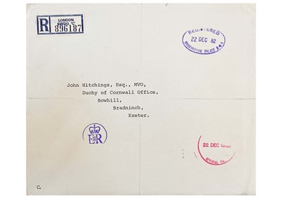 Lot 74 - King Charles  III, as The Prince of Wales & Diana, Princess of Wales, Royal Christmas card 1982