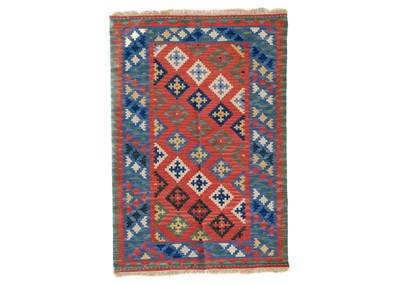 Lot 353 - A Persian kelim rug, mid-late 20th century.