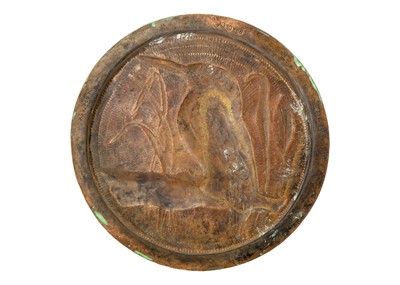 Lot 68 - An Arts and Crafts copper dish