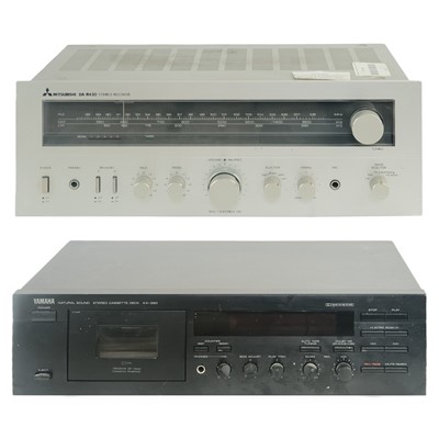 Lot 163 - Yamaha and Mitsubishi HiFi separates.