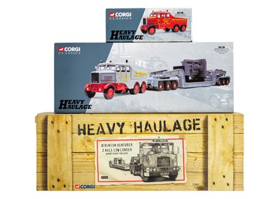 Lot 717 - Corgi boxed Heavy Haulage Commercial Vehicles (x3)