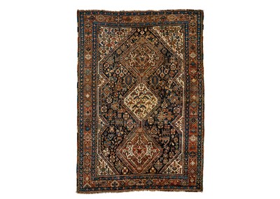 Lot 366 - A Khamseh rug, South West Persia, circa 1900.