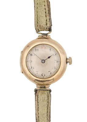 Lot 188 - ROLEX - An early 20th century 9ct lady's manual wind wristwatch.