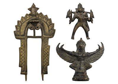 Lot 134 - An Indian bronze model of a Garuda bird, 19th century.