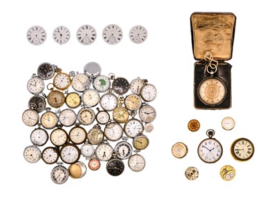 Lot 227 - A quantity of pocket watches and movements for repair or spare.