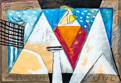 Lot 307 - Mid-Century Abstract