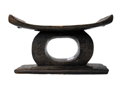 Lot 185 - An Ashanti stool.