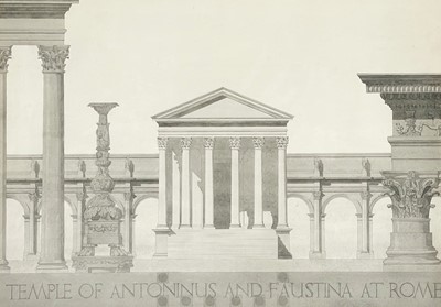 Lot 210 - Temple of Antonius and Faustina in Rome