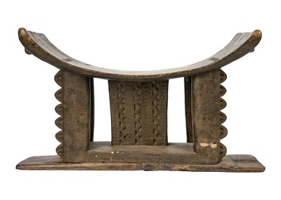 Lot 212 - A 19th century Ashanti stool.