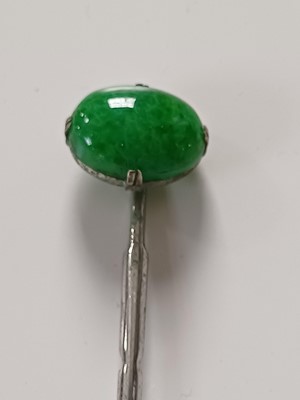 Lot 681 - Fourteen various Japanese metal, jade and hardstone kanzashi and kogai, 19th/20th century.