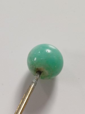 Lot 681 - Fourteen various Japanese metal, jade and hardstone kanzashi and kogai, 19th/20th century.