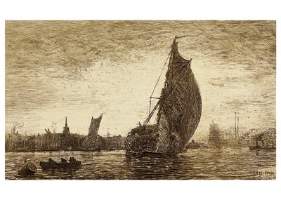 Lot 121 - Frank Brangwyn, Stanley Jackson, Alfred Dawson, Charles Holloway, Jack Merriot, John Nash