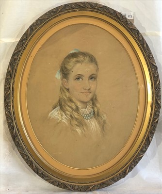 Lot 172 - English School, 19th Century Portrait of a...