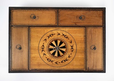 Lot 60 - A Ceylonese coromandel work box, late 19th century.