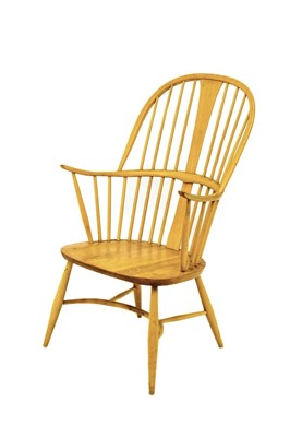 Lot 646 - An Ercol model 472 Windsor armchair.