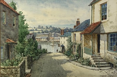 Lot 169 - James GRIEG (1861-1941) 'Bodinnick, Cornwall'...