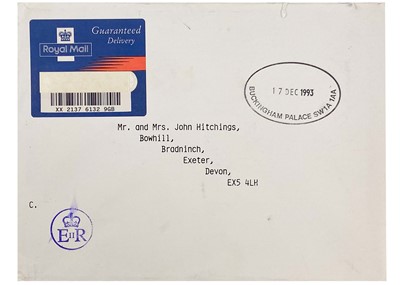 Lot 63 - King Charles  III, as The Prince of Wales, Royal Christmas card 1993