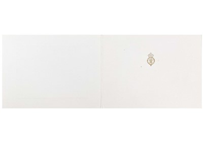 Lot 62 - King Charles  III, as The Prince of Wales, Royal Christmas card 1994