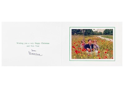 Lot 62 - King Charles  III, as The Prince of Wales, Royal Christmas card 1994