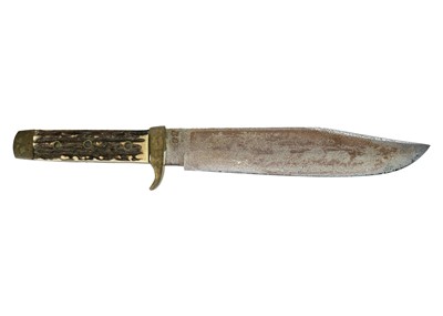 Lot 243 - A large original Bowie knife, by Whitby, Solingen.