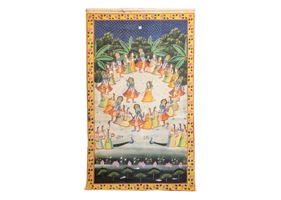 Lot 50 - A Rasa Iila Pichwar oil on canvas painting