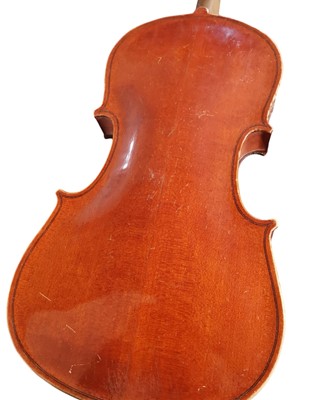 Lot 183 - Two violins.