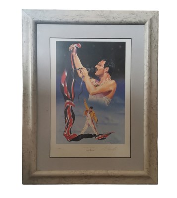 Lot 108 - 'Freddie Flies The Flag'