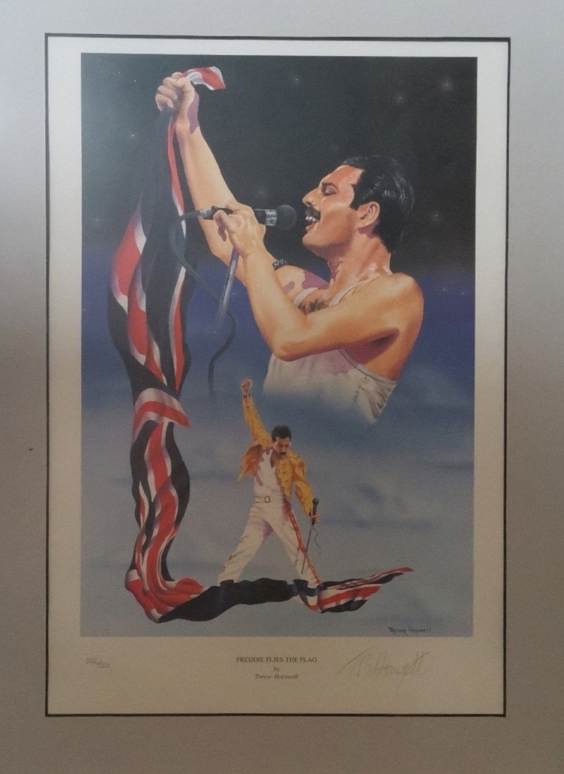 Lot 108 - 'Freddie Flies The Flag'