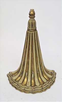 Lot 3503 - A gilt and painted wall bracket, 20th century,...
