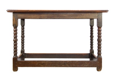 Lot 310 - An 18th/19th century oak side table.