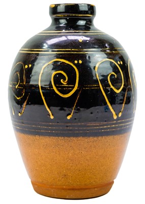 Lot 1528 - A studio pottery vase.